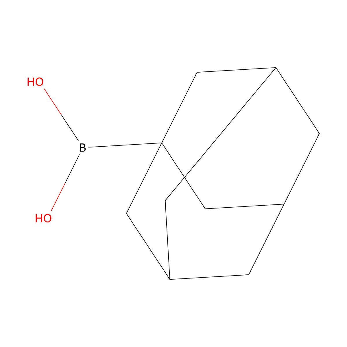 (Adamantan-1-yl)boronic acid molecular structure, CAS 660427-99-6