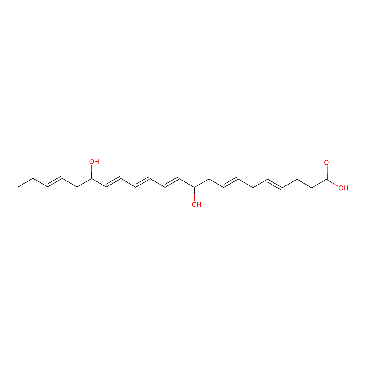 Neuroprotectin D1 molecular structure, CAS 660430-03-5