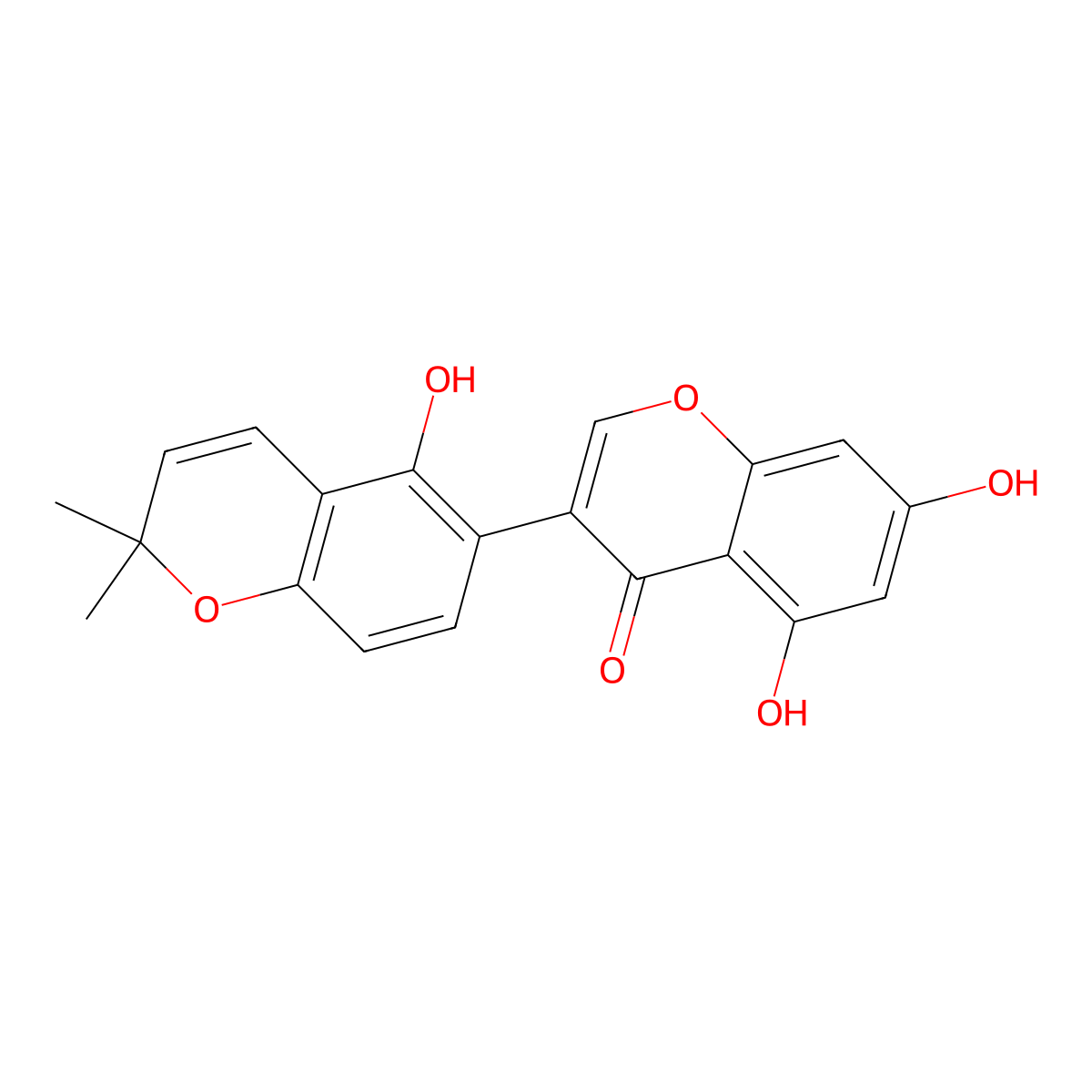 Licoisoflavone B molecular structure, CAS 66056-30-2