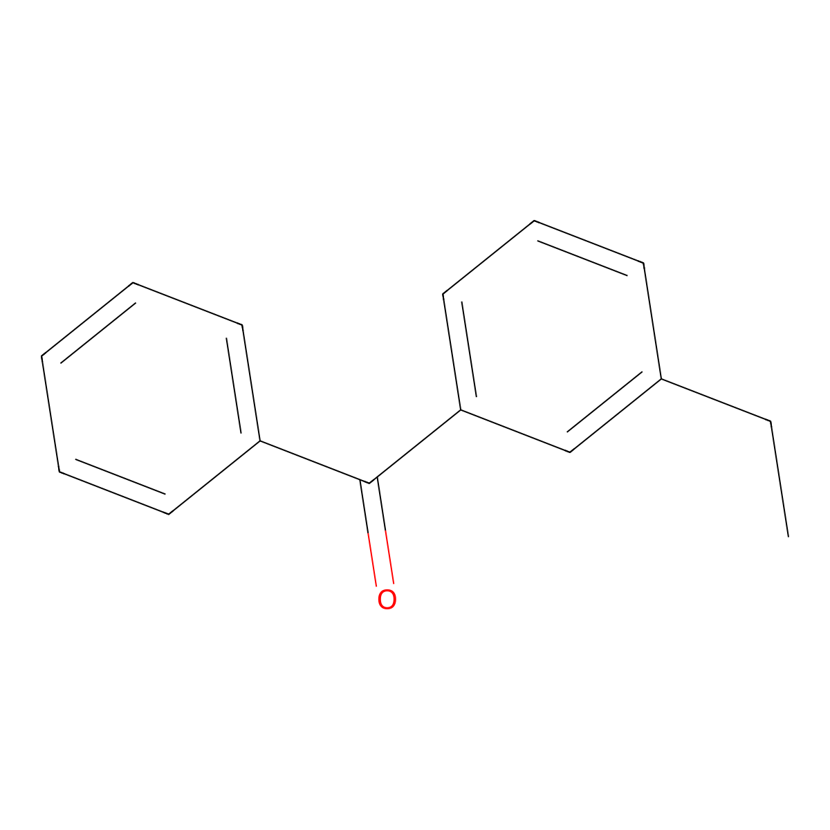 3-Ethylbenzophenone molecular structure, CAS 66067-43-4