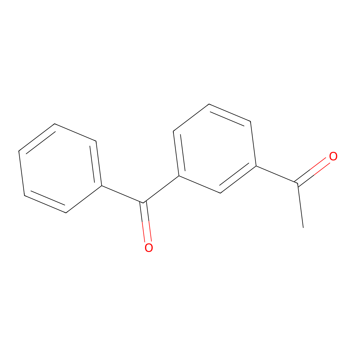 3-Acetylbenzophenone molecular structure, CAS 66067-44-5