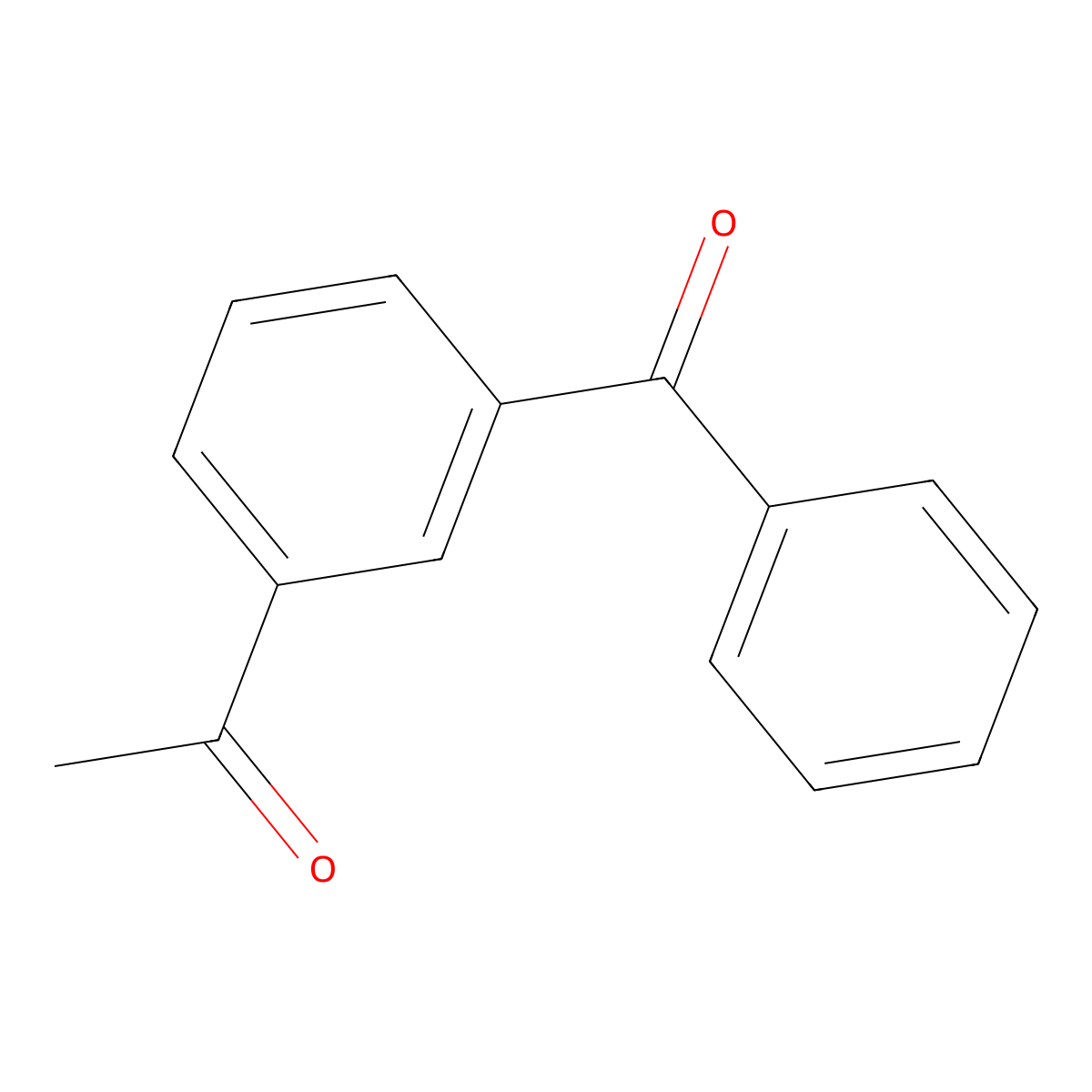3-Acetylbenzophenone molecular structure, CAS 66067-44-5