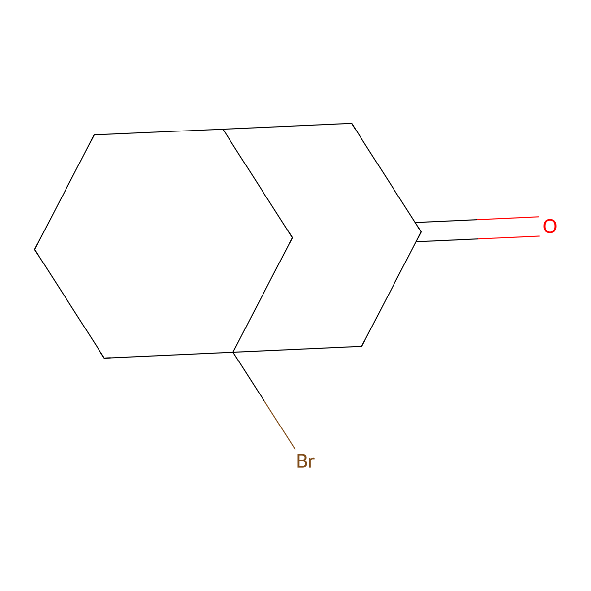 1-Bromobicyclo[3.3.1]nonan-3-one molecular structure, CAS 66077-98-3