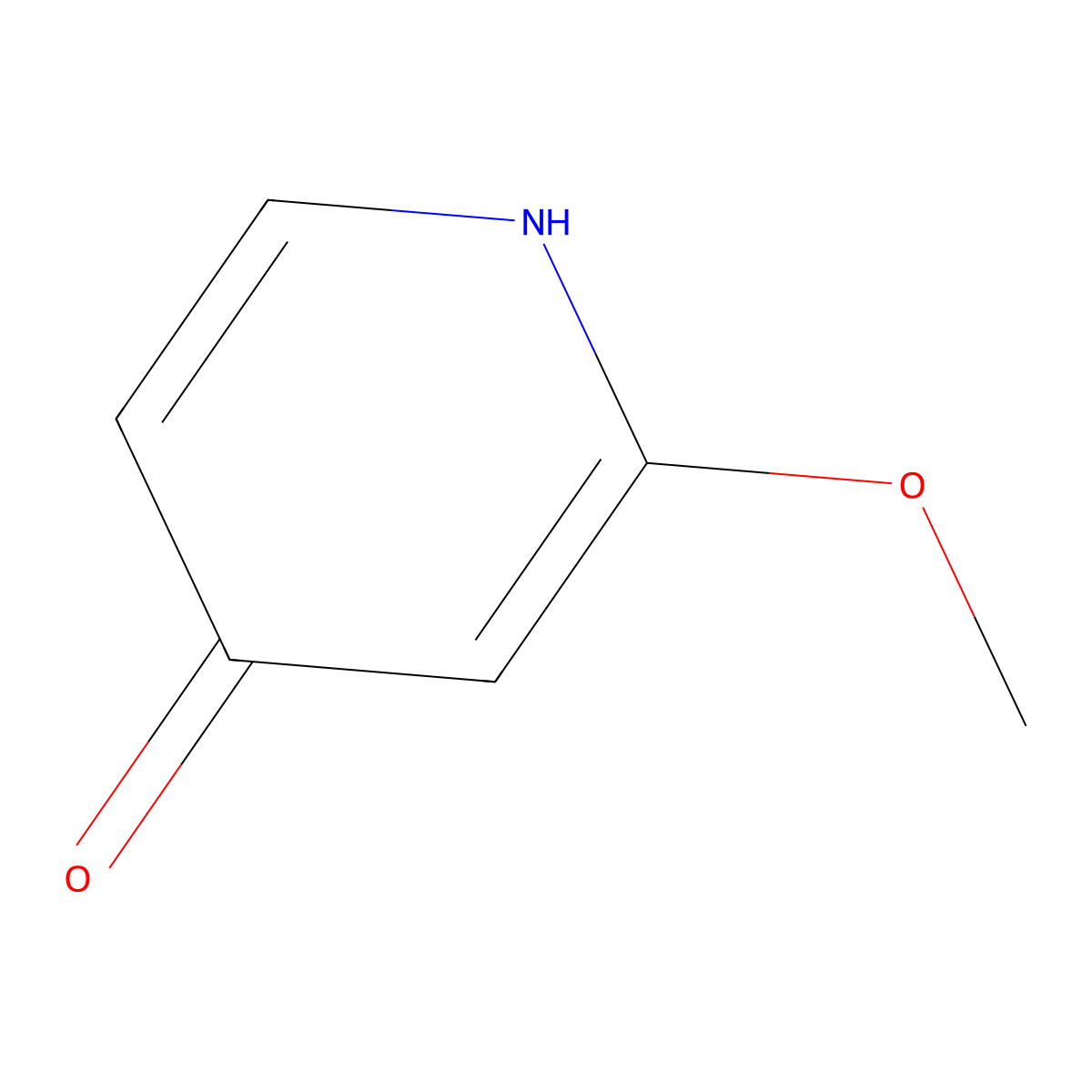 2-Methoxypyridin-4-ol molecular structure, CAS 66080-45-3