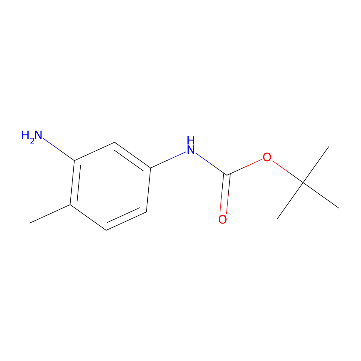 5-(Boc-amino)-2-methylaniline molecular structure, CAS 660838-05-1