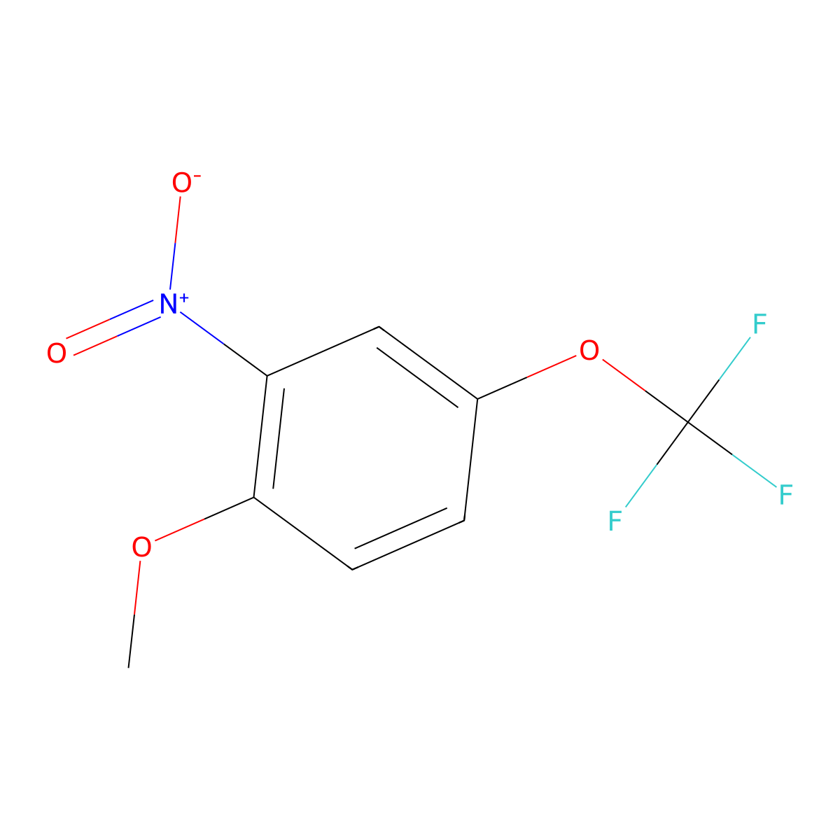 2-Nitro-4-(trifluoromethoxy)anisole molecular structure, CAS 660848-54-4