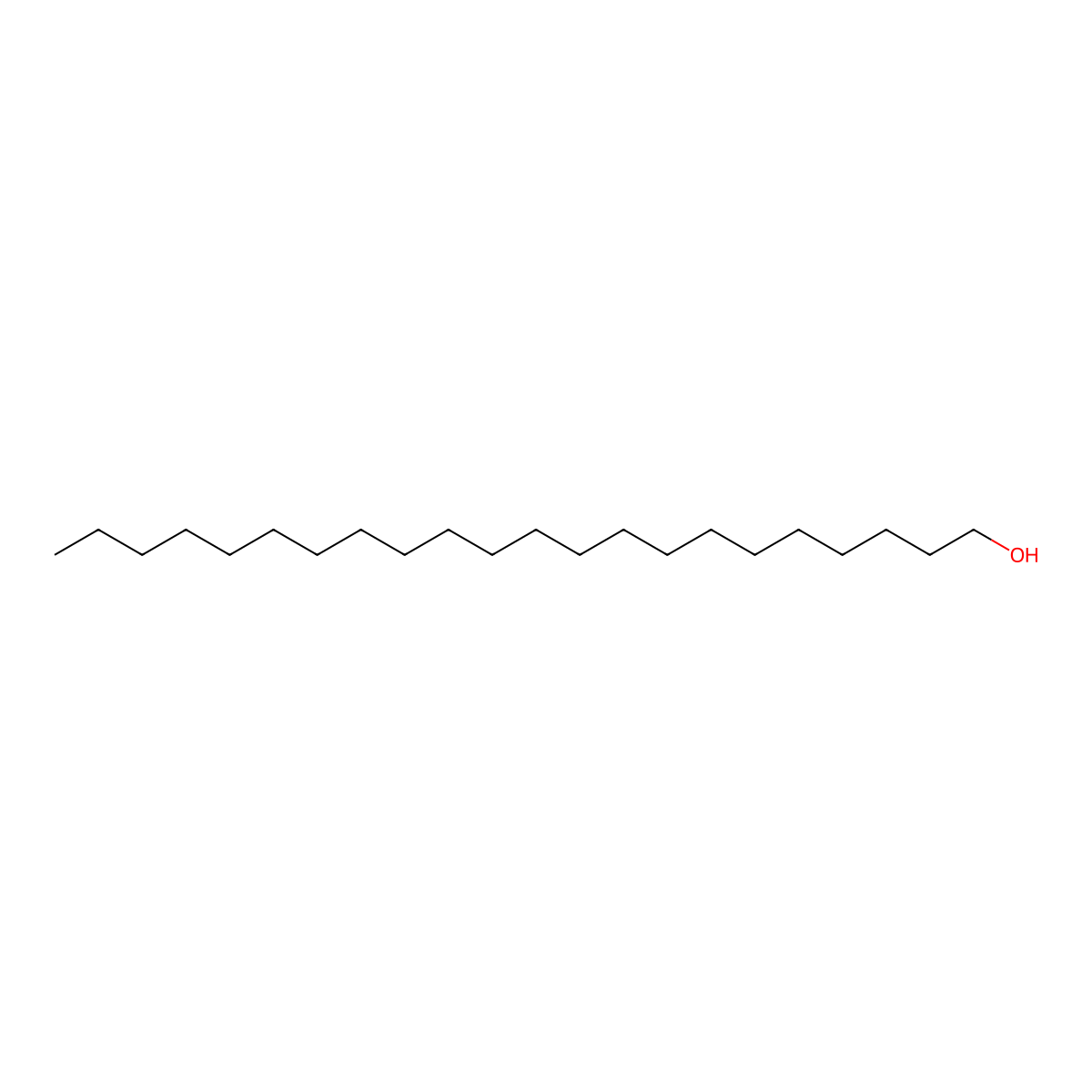 Behenyl Alcohol molecular structure, CAS 661-19-8