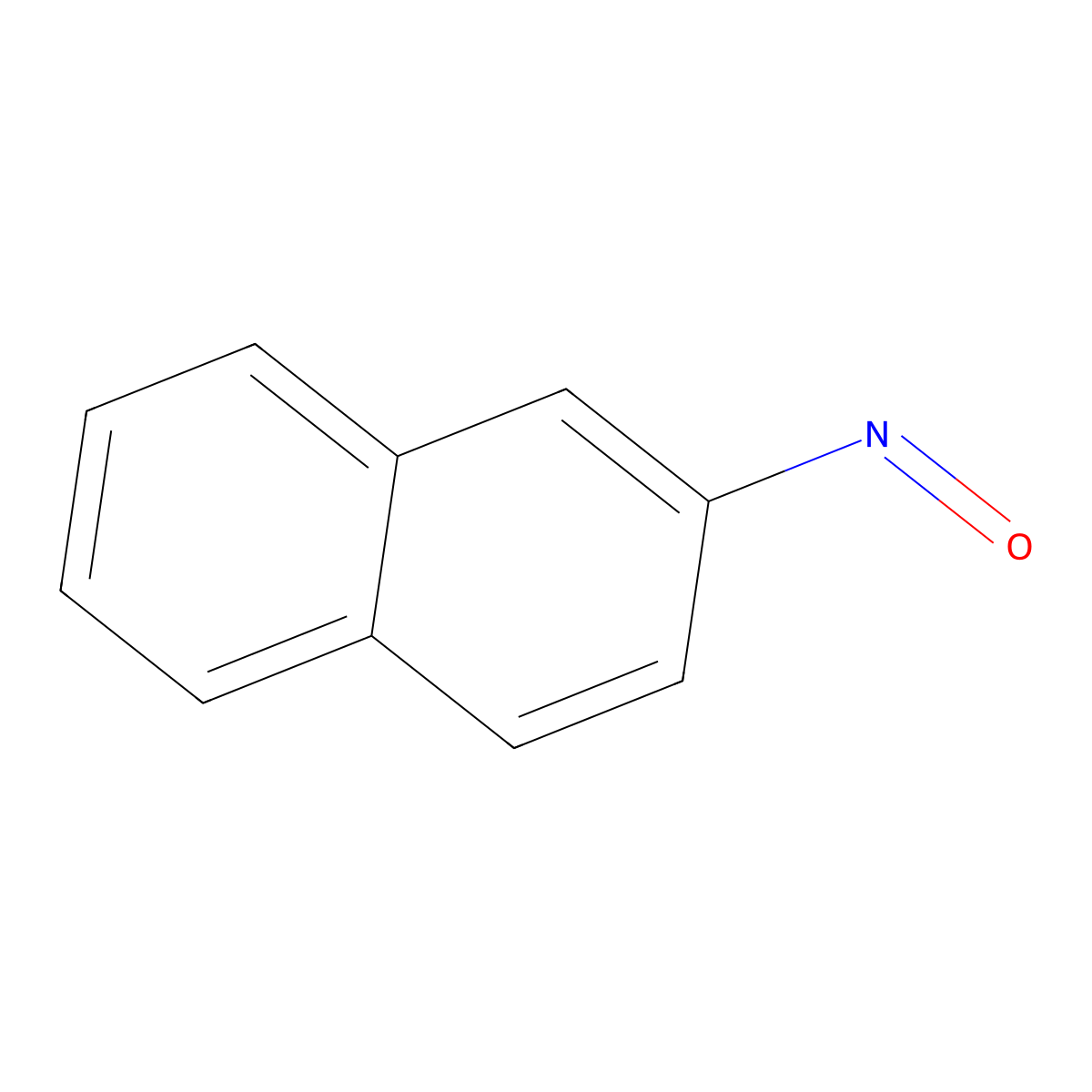 2-Nitrosonaphthalene molecular structure, CAS 6610-08-8