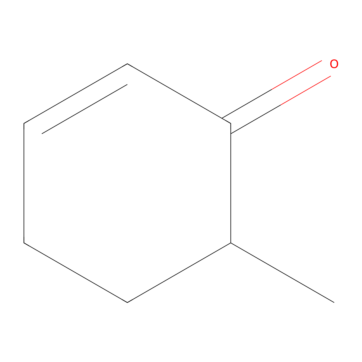 6-Methylcyclohex-2-en-1-one molecular structure, CAS 6610-21-5