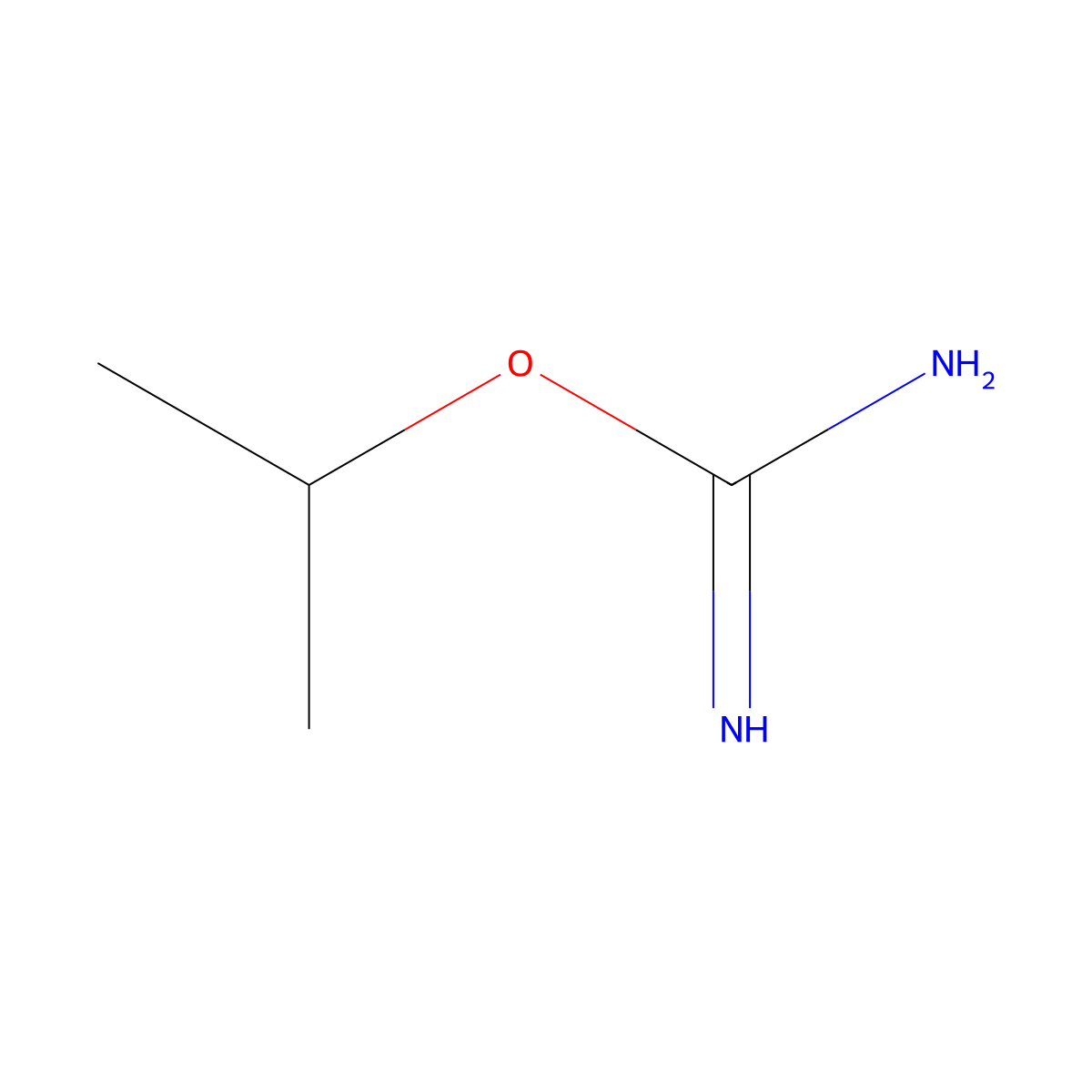 Carbamimidic acid, 1-methylethyl ester molecular structure, CAS 66104-26-5
