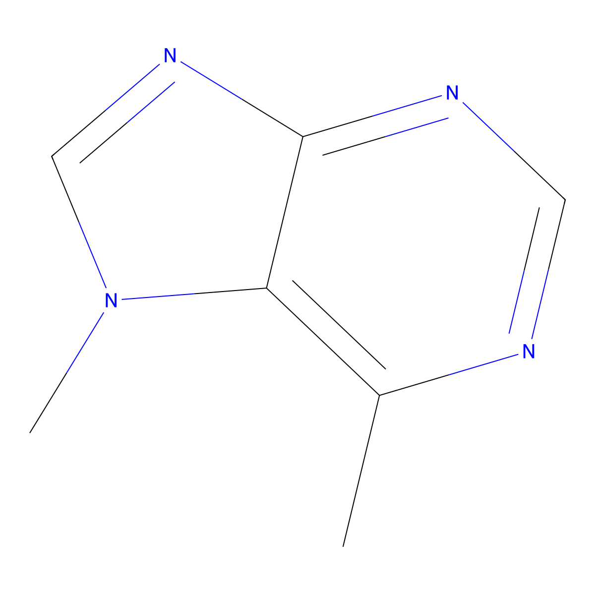 6,7-Dimethyl-7H-purine molecular structure, CAS 66122-65-4