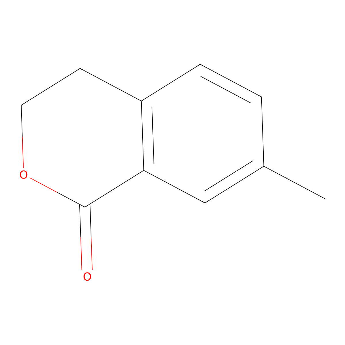 7-Methyl-3,4-dihydro-1H-2-benzopyran-1-one molecular structure, CAS 66122-71-2