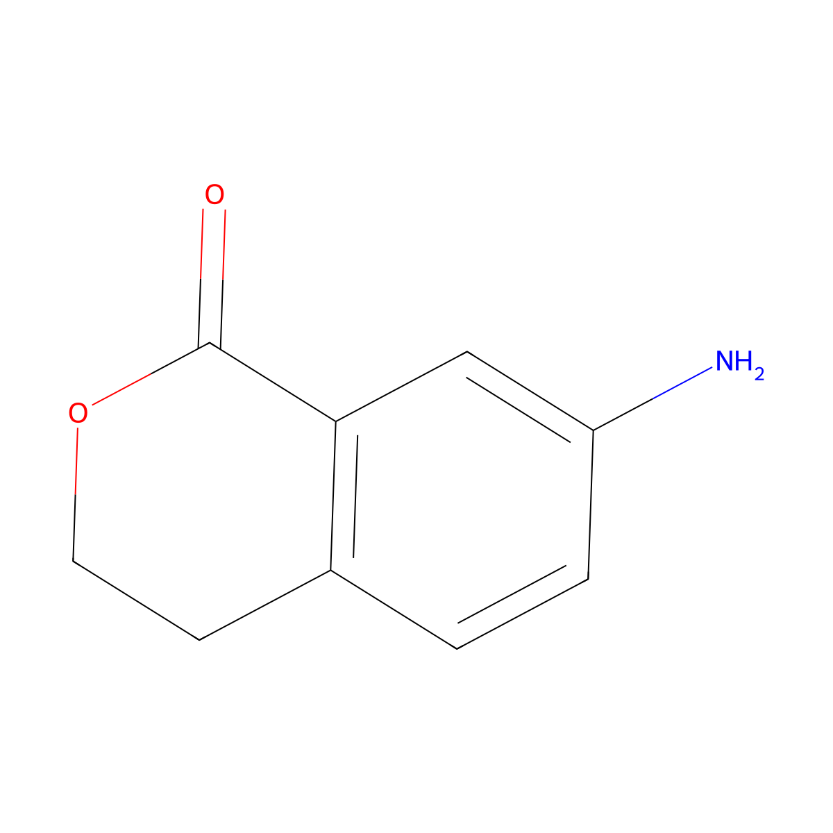 7-Aminoisochroman-1-one molecular structure, CAS 66122-73-4