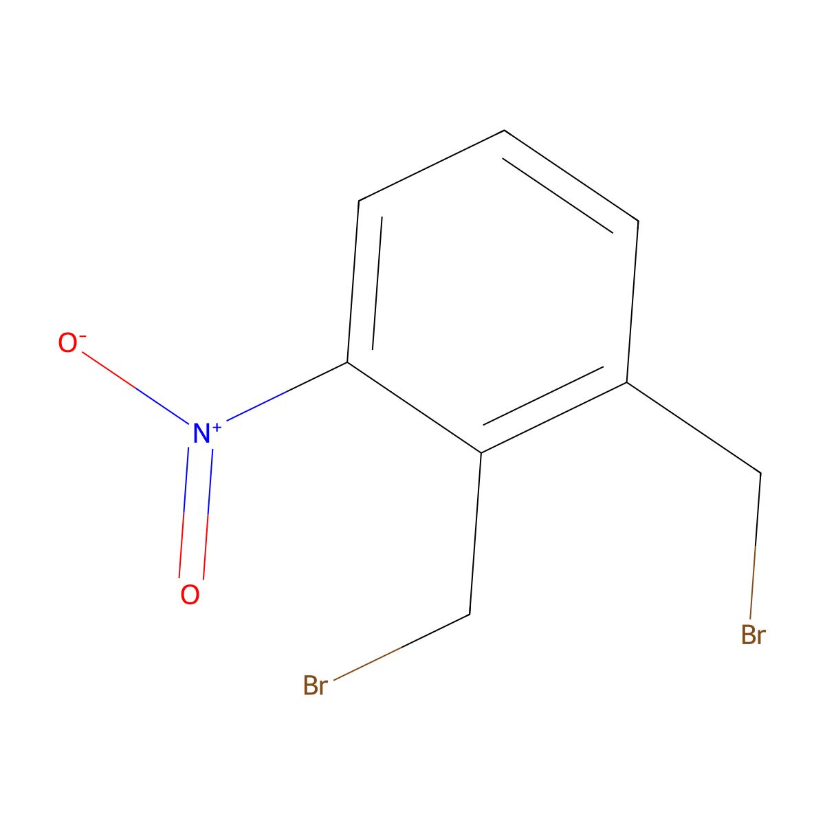 1,2-Bis(bromomethyl)-3-nitrobenzene molecular structure, CAS 66126-16-7