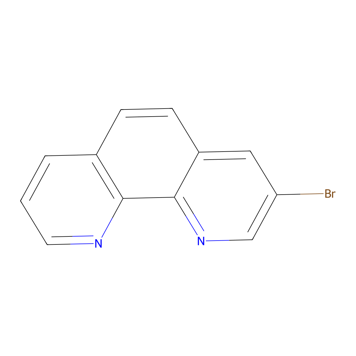 3-Bromo-1,10-phenanthroline molecular structure, CAS 66127-01-3