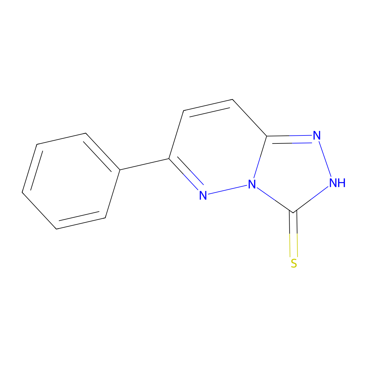 6-Phenyl-[1,2,4]triazolo[4,3-b]pyridazine-3-thiol molecular structure, CAS 66129-30-4