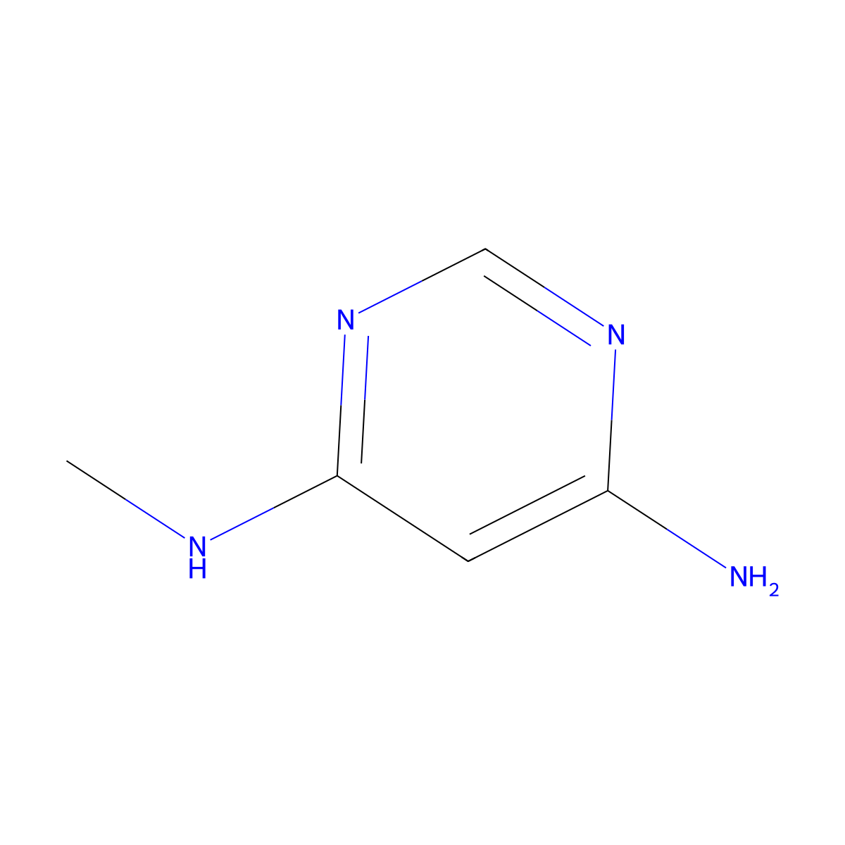 4-N-methylpyrimidine-4,6-diamine molecular structure, CAS 66131-69-9