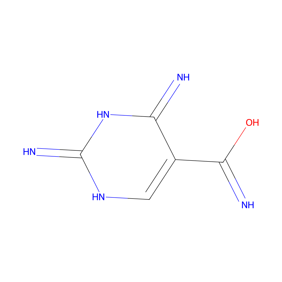 2,4-Diaminopyrimidine-5-carboxamide molecular structure, CAS 66131-74-6