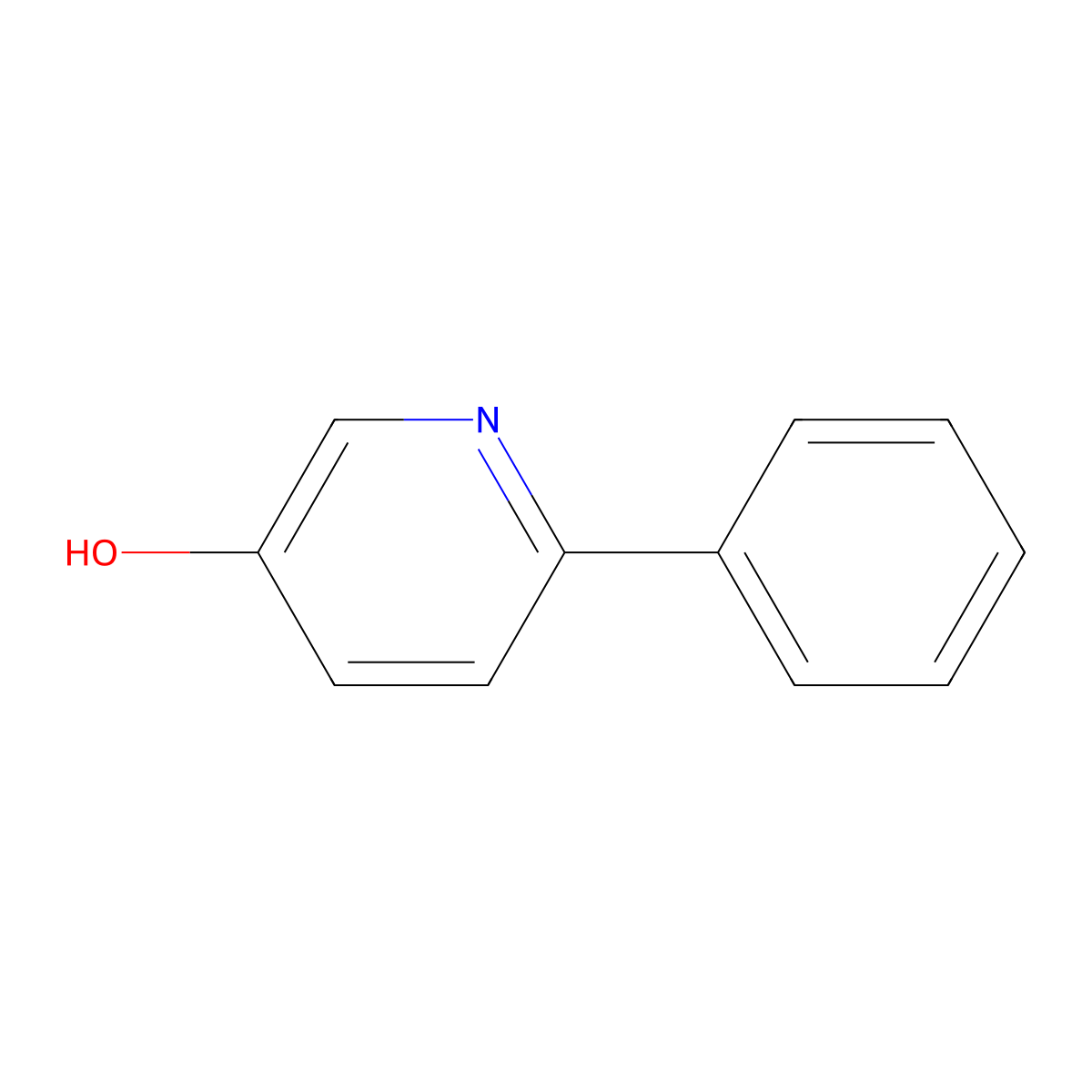 6-Phenylpyridin-3-ol molecular structure, CAS 66131-77-9