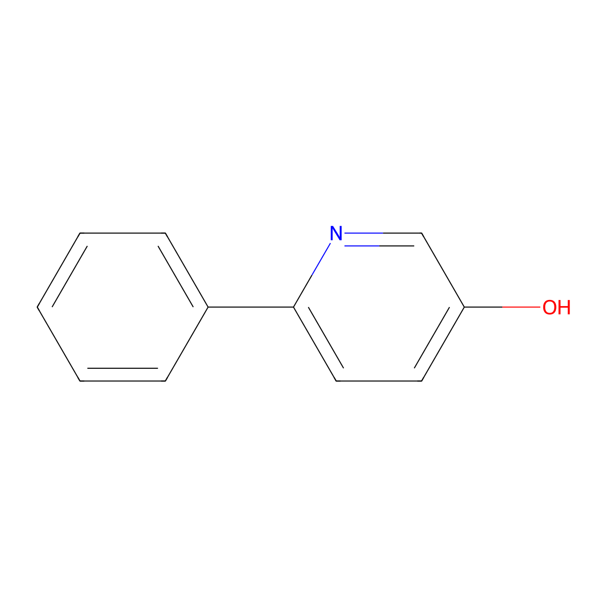 6-Phenylpyridin-3-ol molecular structure, CAS 66131-77-9