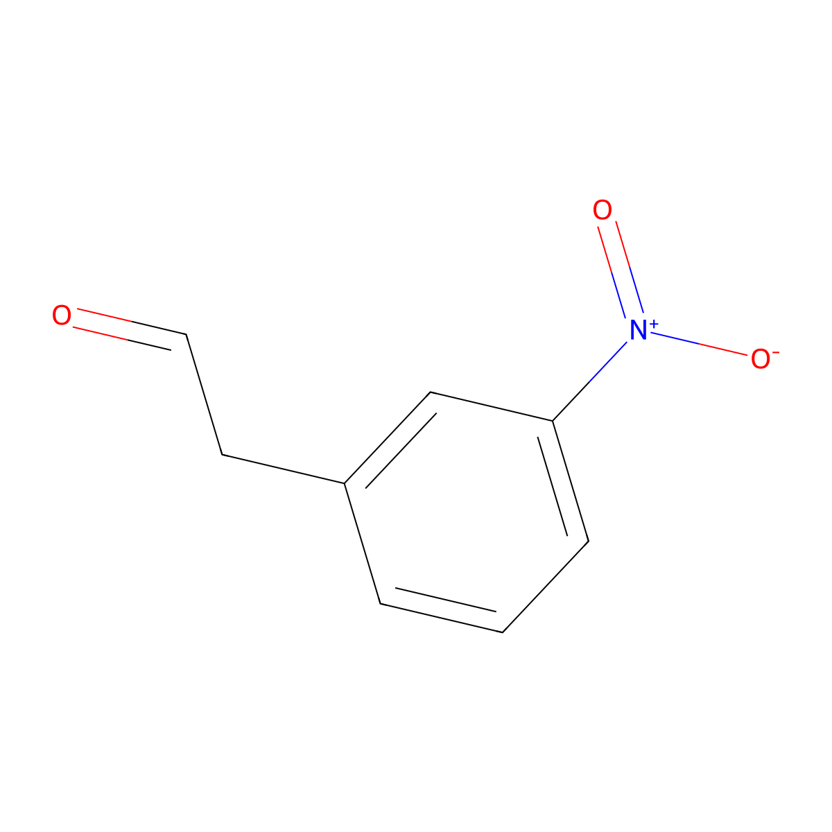 2-(3-Nitrophenyl)acetaldehyde molecular structure, CAS 66146-33-6