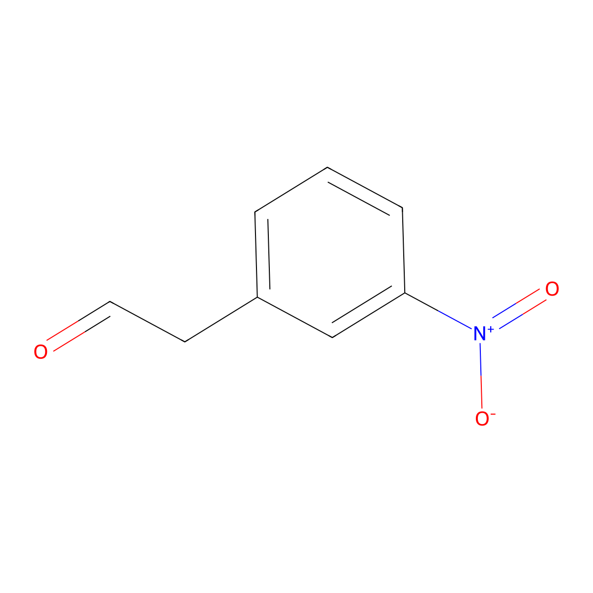 2-(3-Nitrophenyl)acetaldehyde molecular structure, CAS 66146-33-6