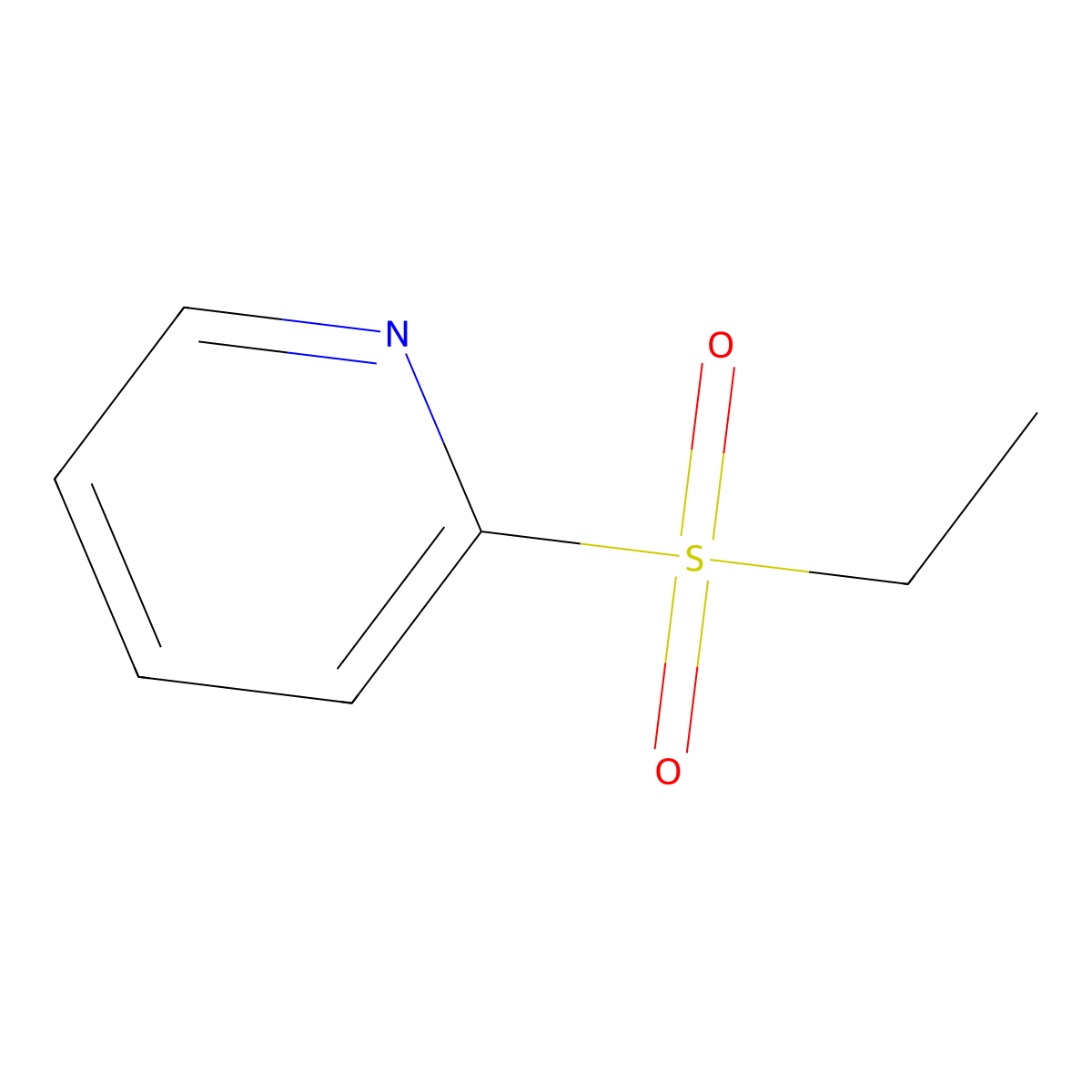 2-(Ethylsulfonyl)pyridine molecular structure, CAS 66154-62-9