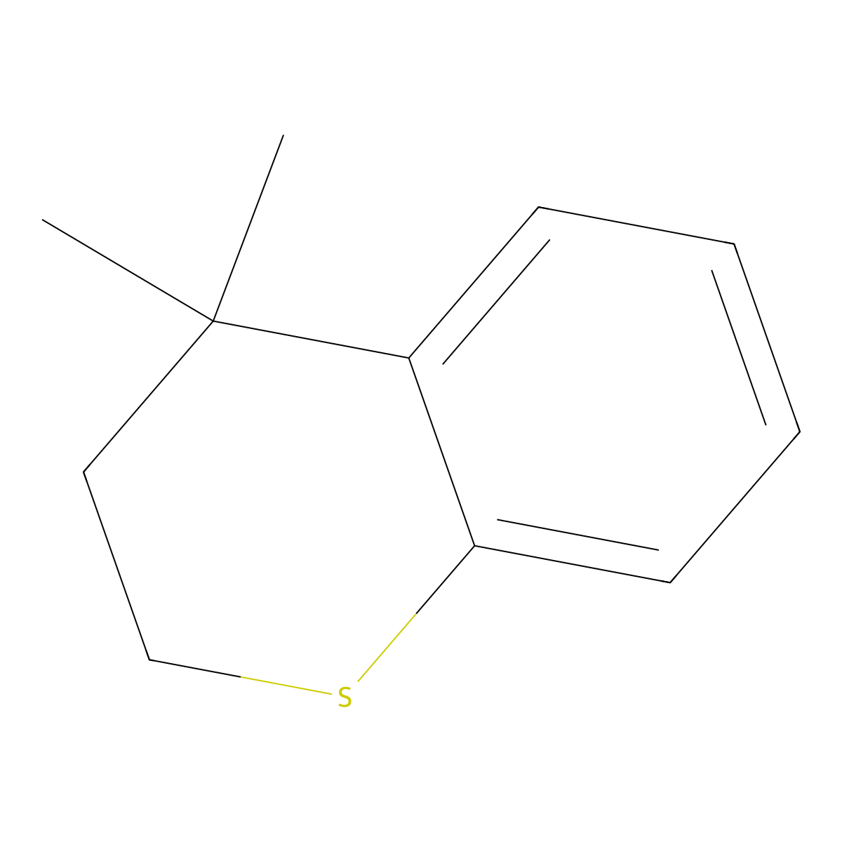 4,4-Dimethylthiochroman molecular structure, CAS 66165-06-8