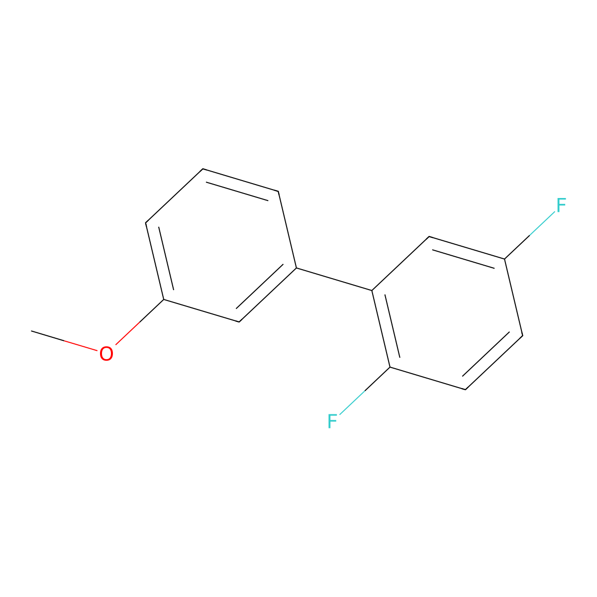 2,5-Difluoro-3'-methoxy-1,1'-biphenyl molecular structure, CAS 66175-45-9