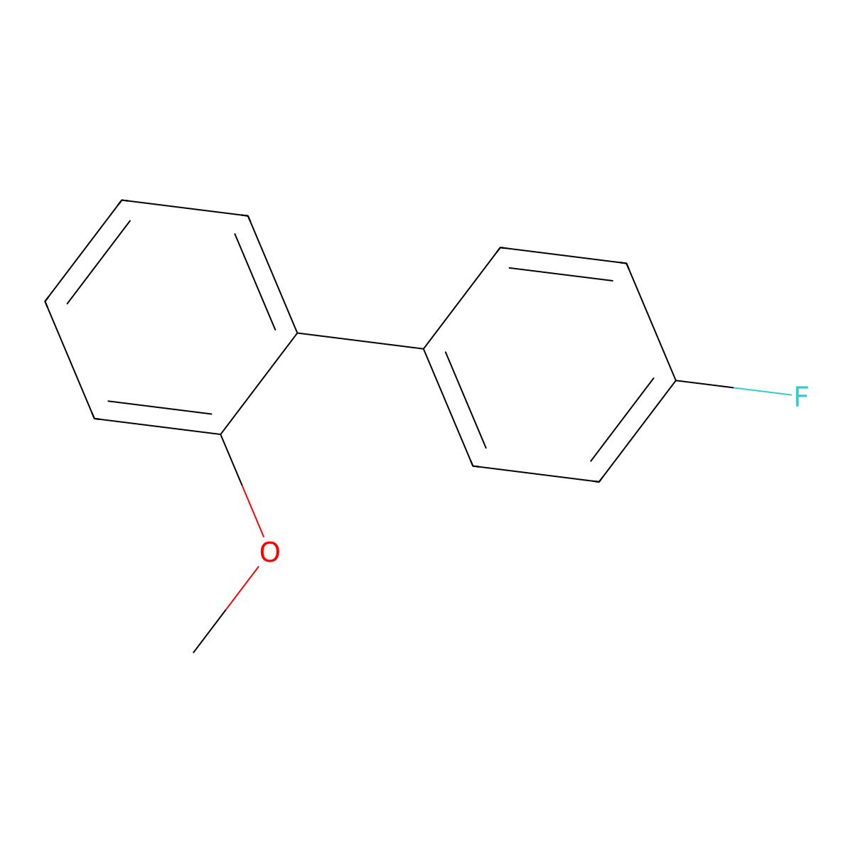 4'-Fluoro-2-methoxy-1,1'-biphenyl molecular structure, CAS 66175-47-1