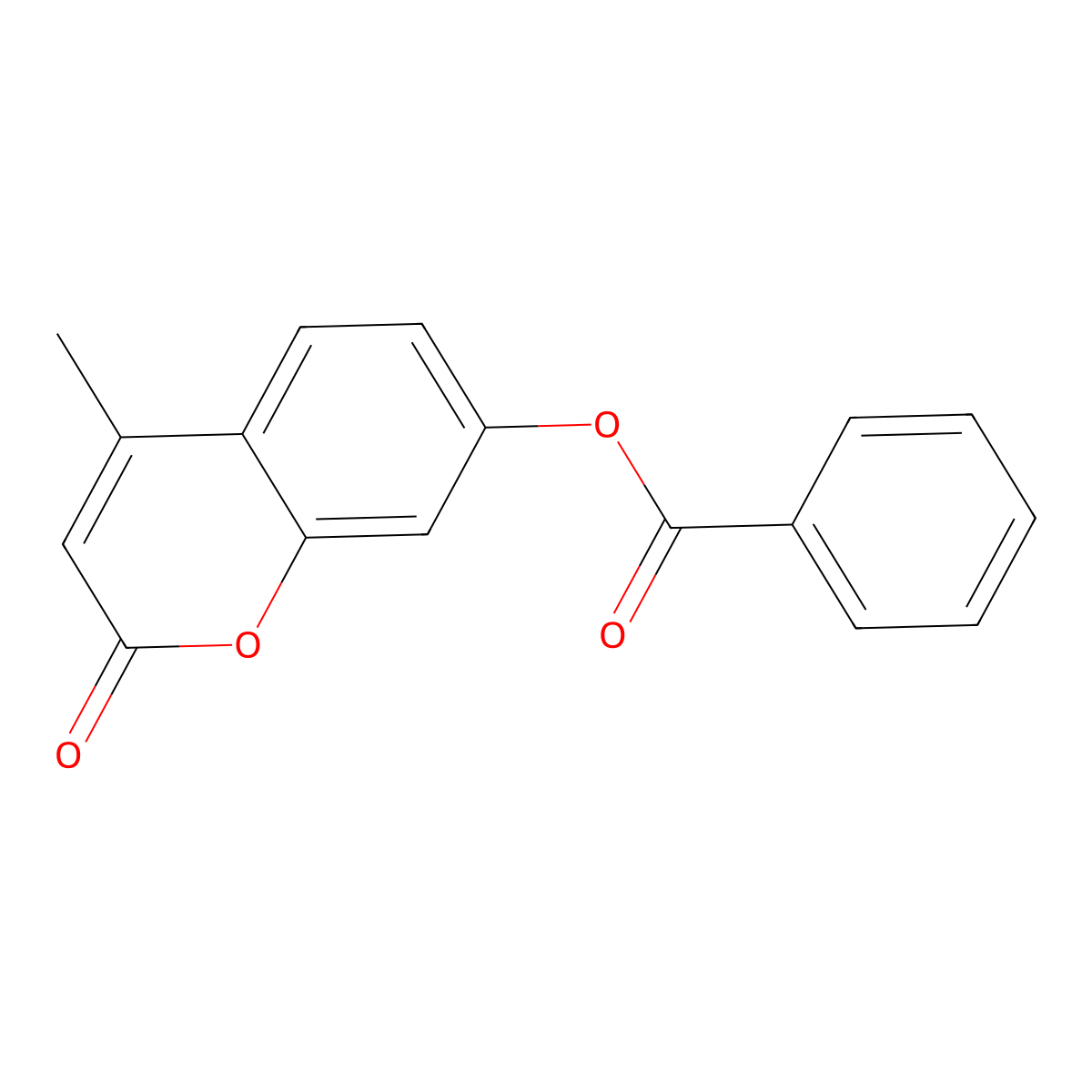 (4-Methyl-2-oxochromen-7-yl) benzoate molecular structure, CAS 66185-72-6