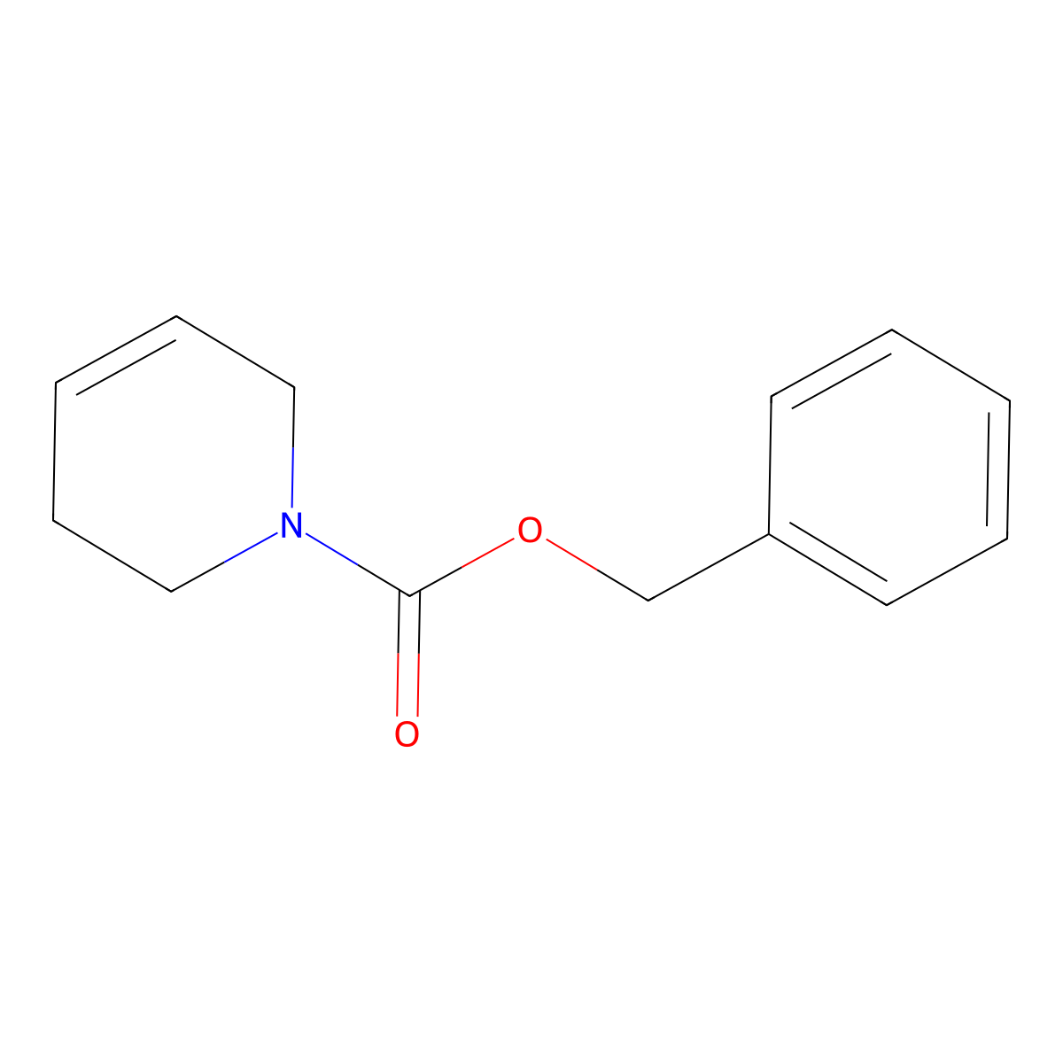 Benzyl 5,6-dihydropyridine-1(2H)-carboxylate molecular structure, CAS 66207-23-6
