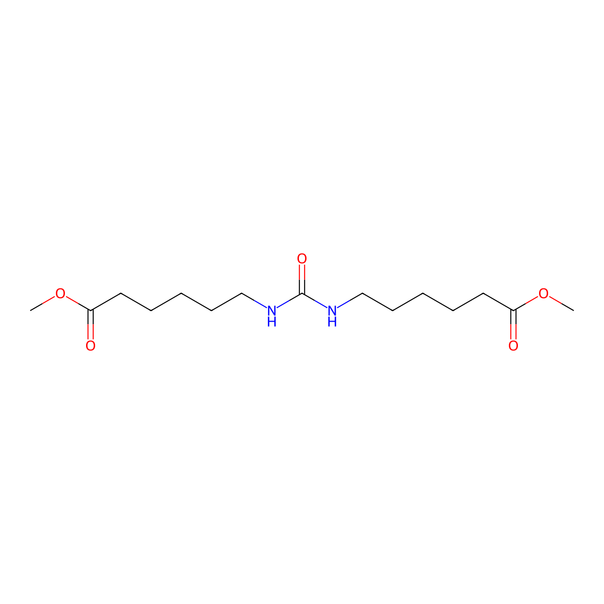 Dimethyl 6,6'-(carbonyldiazanediyl)dihexanoate molecular structure, CAS 6621-60-9