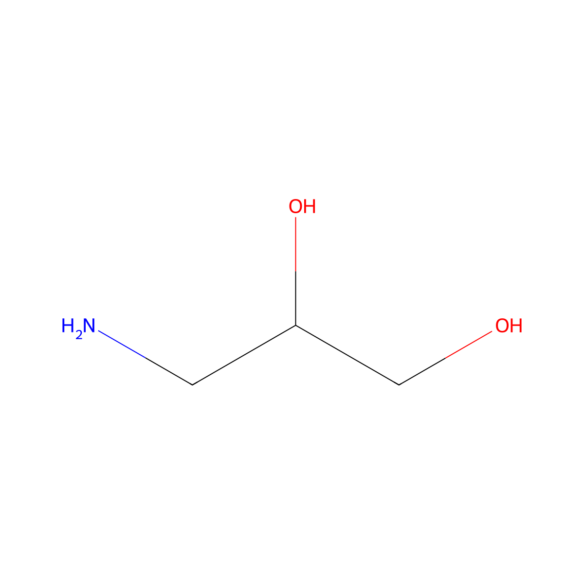 (2R)-3-aminopropane-1,2-diol molecular structure, CAS 66211-46-9