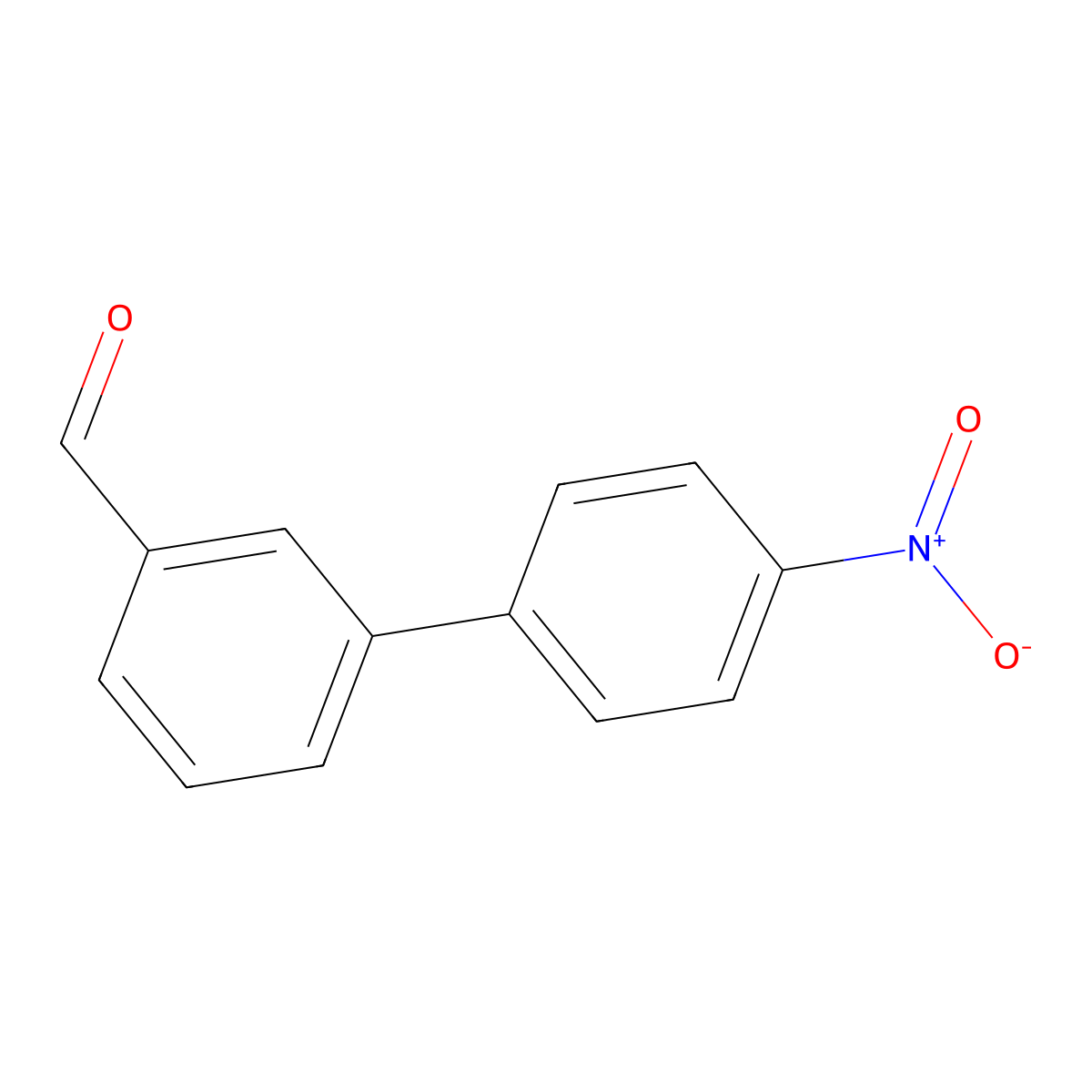 3-(4-Nitrophenyl)benzaldehyde molecular structure, CAS 66216-85-1