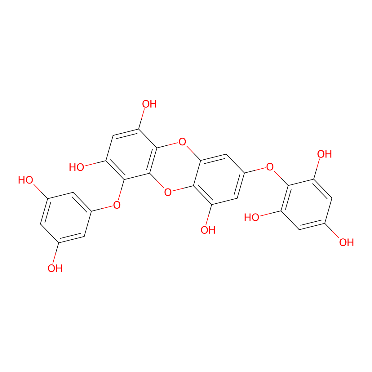 7-Phloroeckol molecular structure, CAS 662165-35-7