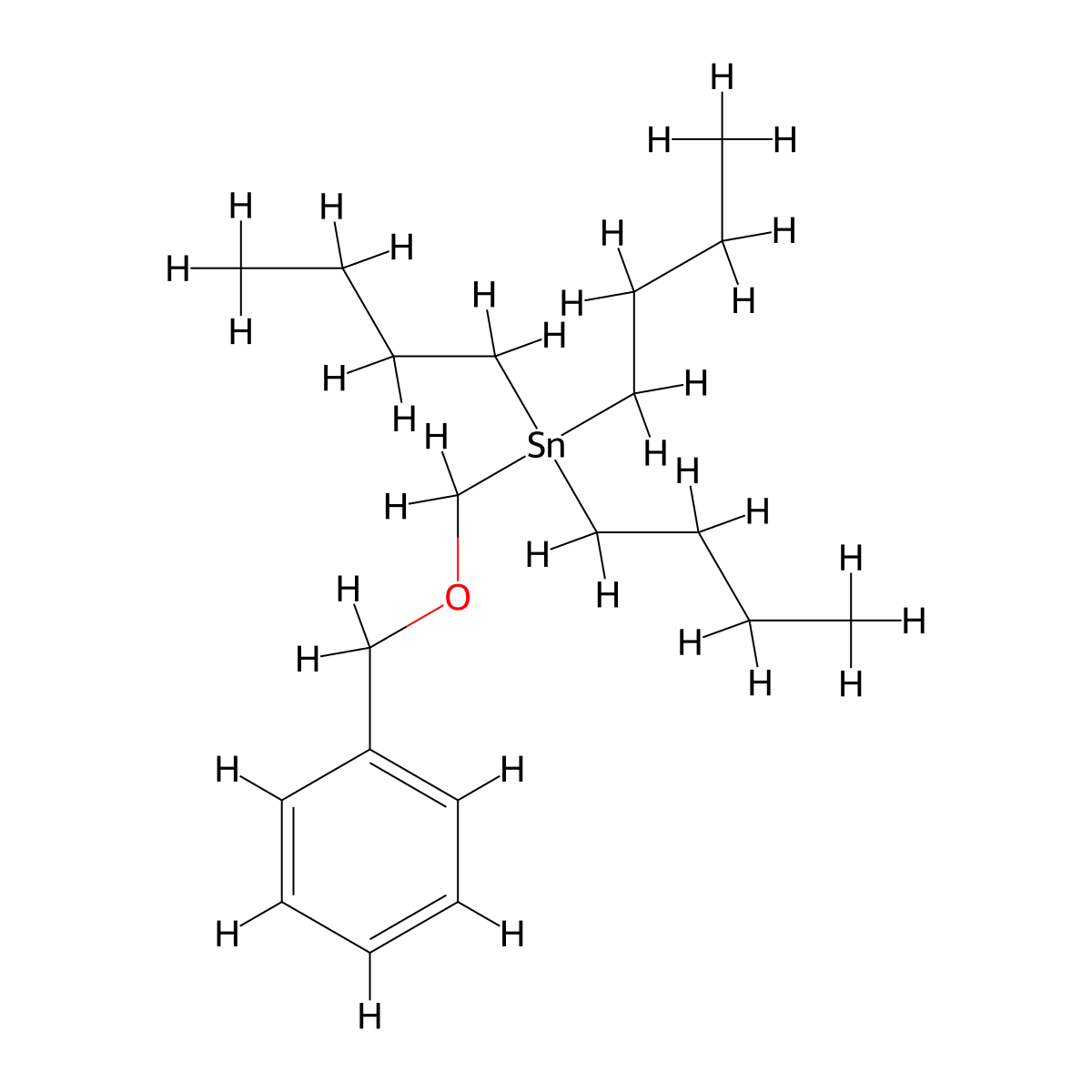 [(Benzyloxy)methyl]tributylstannane molecular structure, CAS 66222-28-4