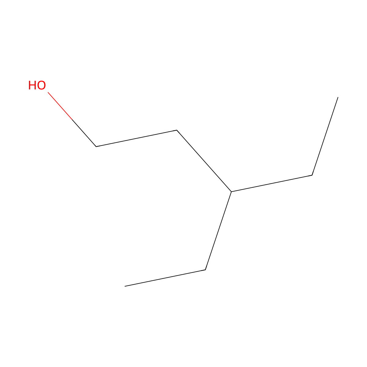 3-Ethylpentan-1-ol molecular structure, CAS 66225-51-2