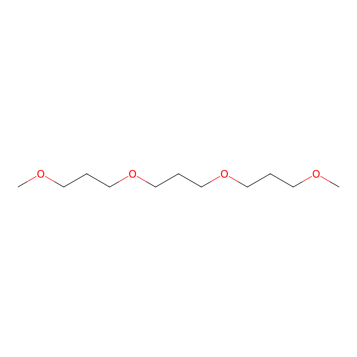 2,6,10,14-Tetraoxapentadecane molecular structure, CAS 66226-75-3
