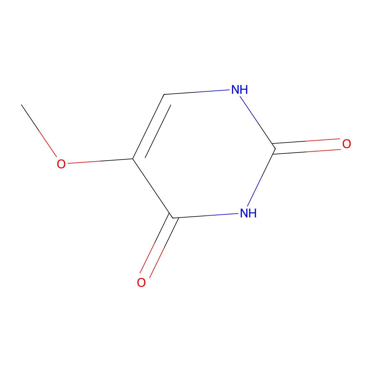 5-Methoxyuracil molecular structure, CAS 6623-81-0