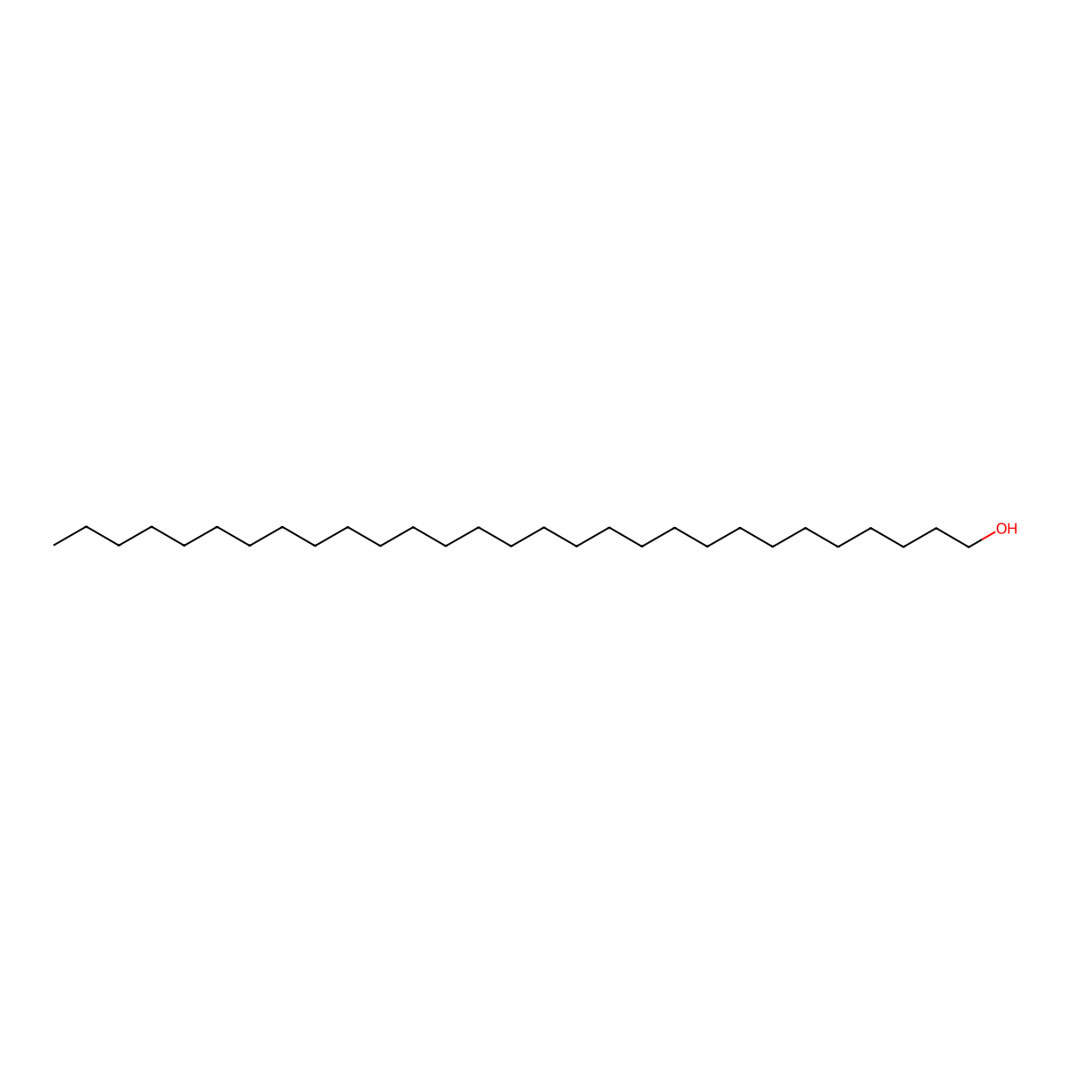 1-Nonacosanol molecular structure, CAS 6624-76-6
