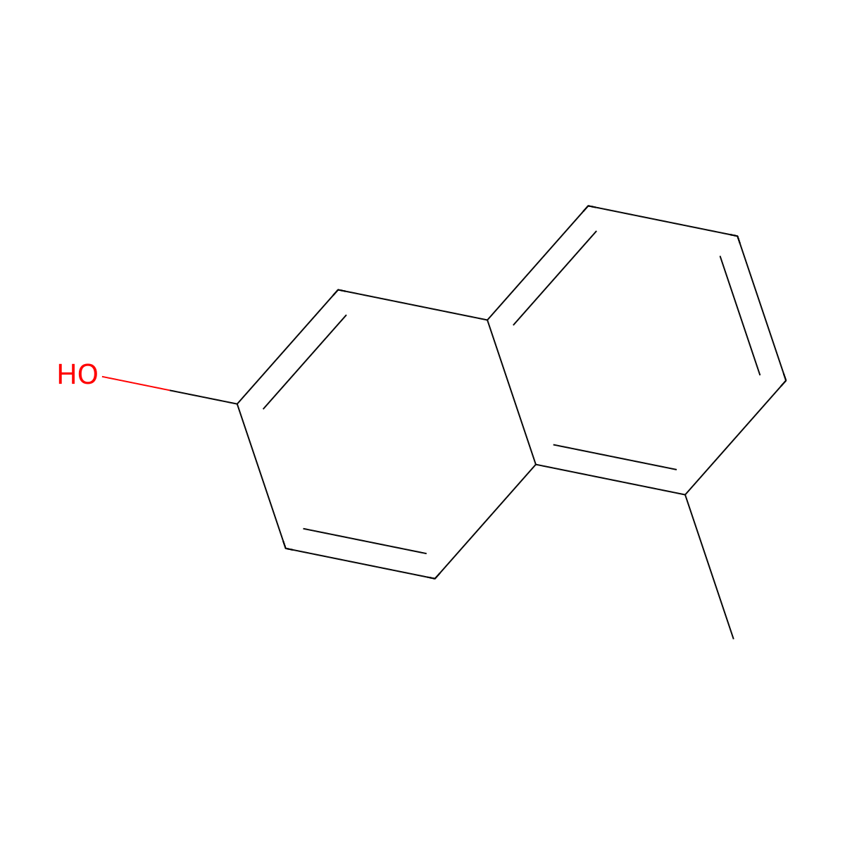 5-Methylnaphthalen-2-ol molecular structure, CAS 66256-29-9