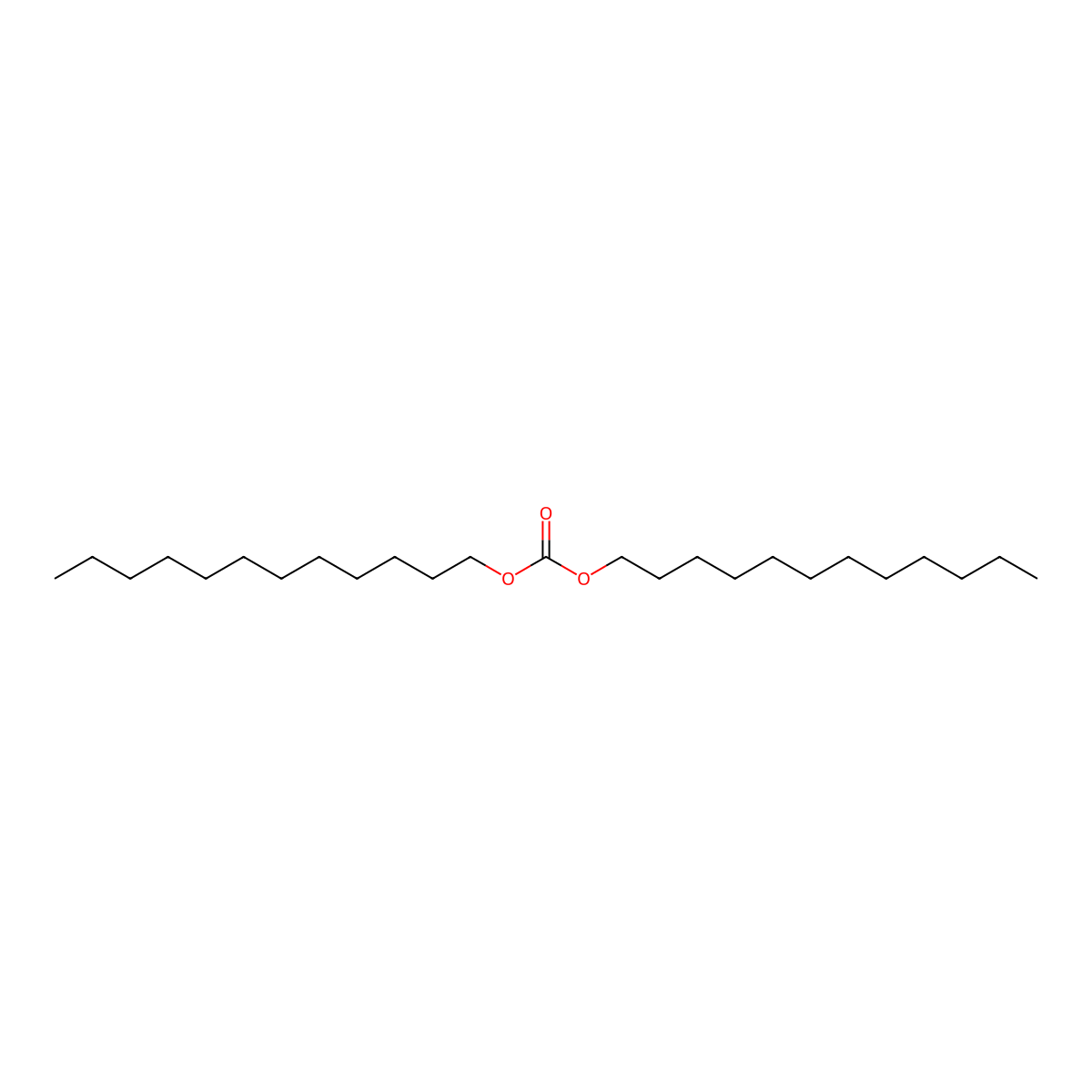 Didodecyl carbonate molecular structure, CAS 6627-45-8