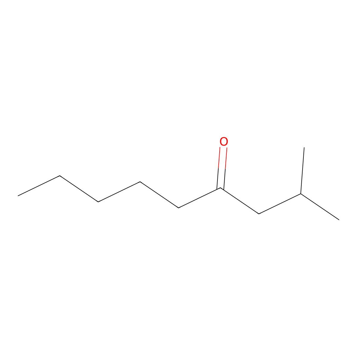 2-Methyl-4-nonanone molecular structure, CAS 6627-76-5