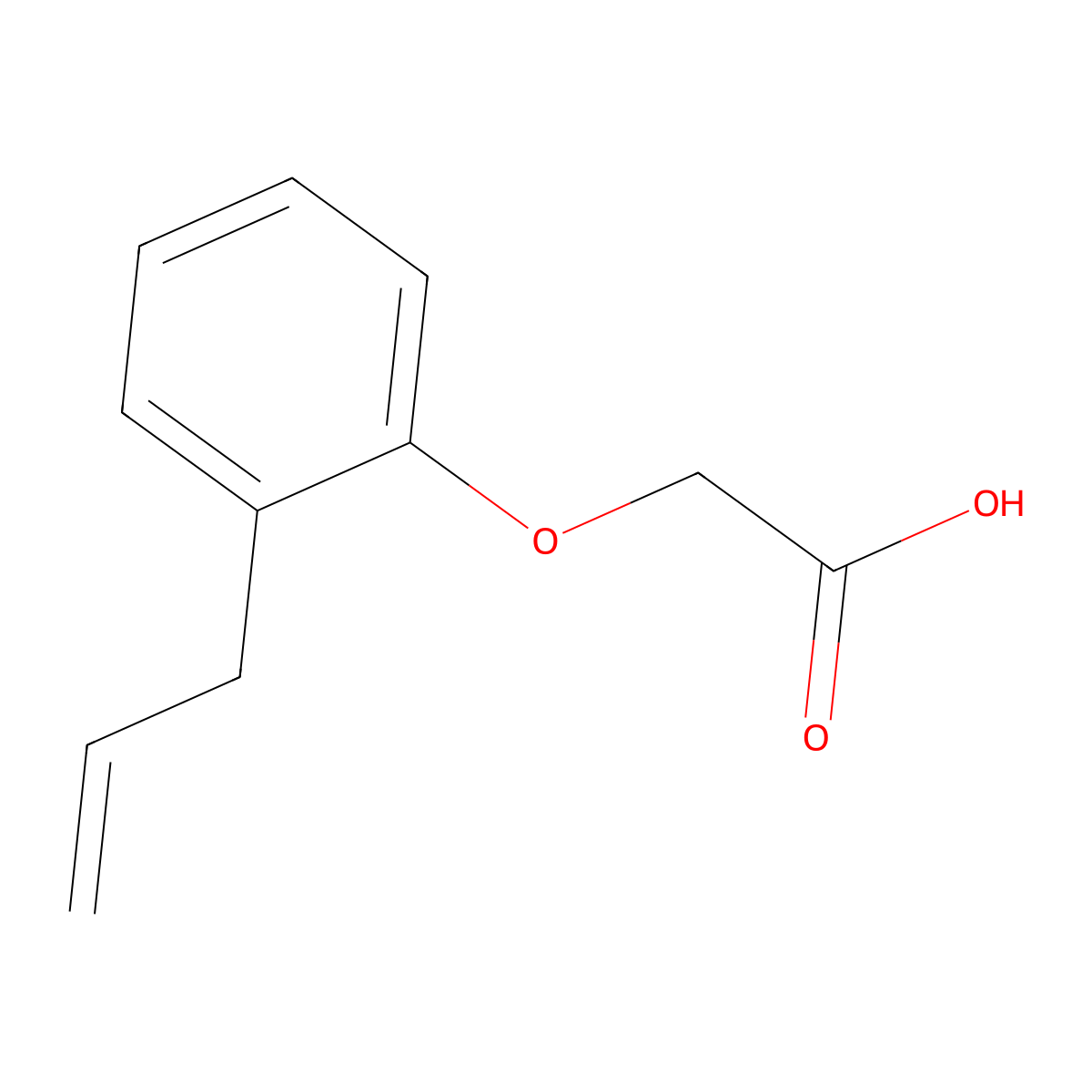 2-(2-Allylphenoxy)acetic acid molecular structure, CAS 6627-85-6