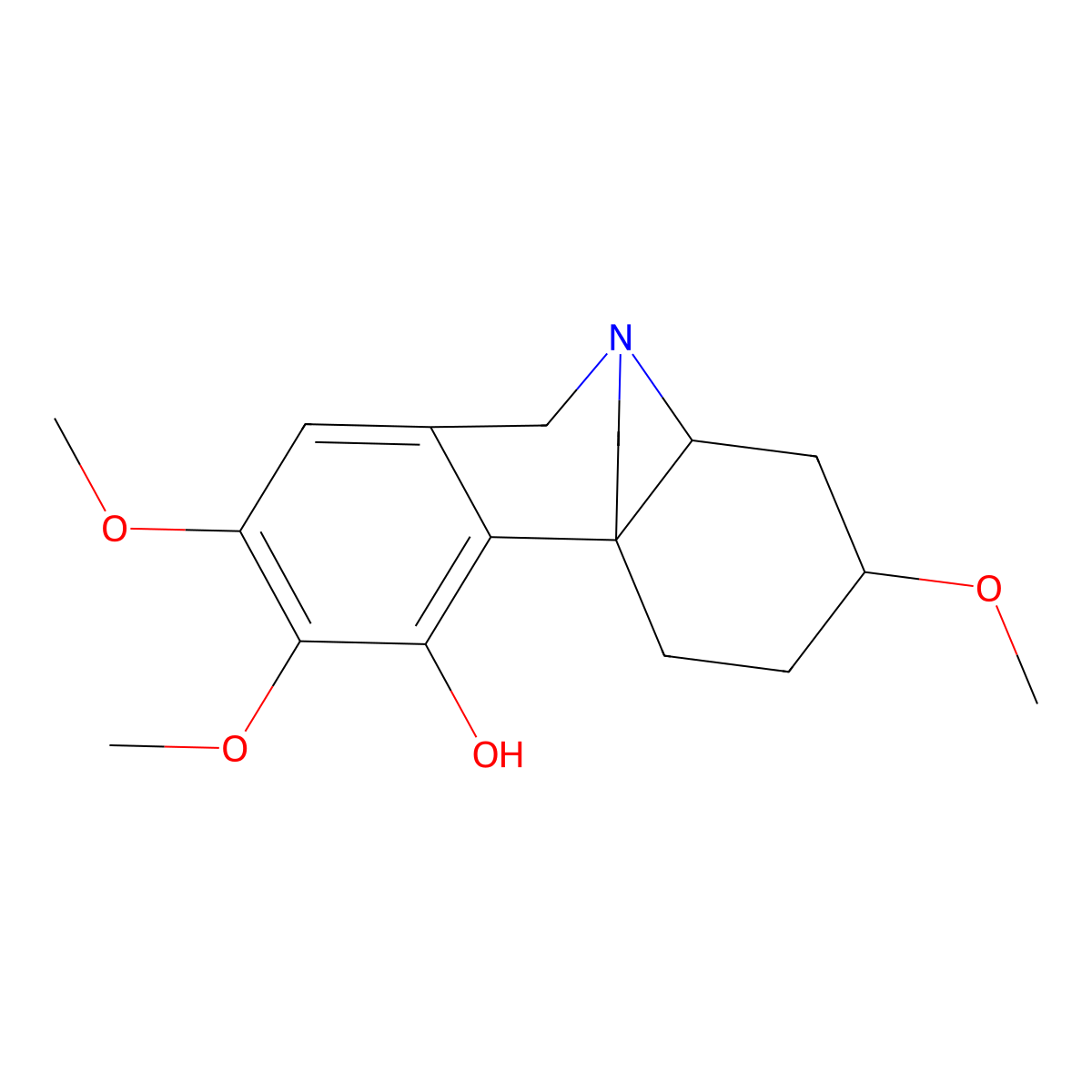 Hippeastidine molecular structure, CAS 66276-51-5
