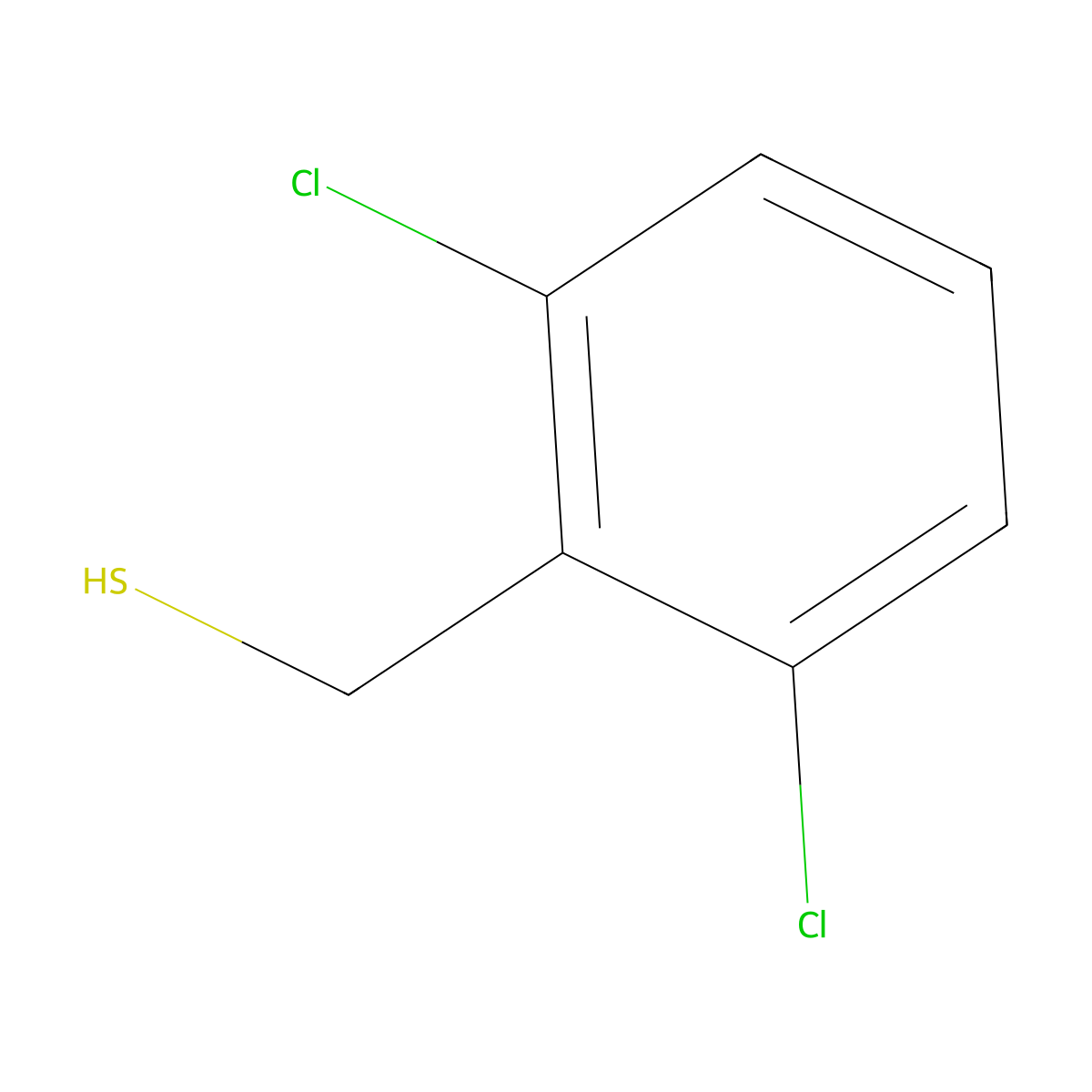 (2,6-Dichlorophenyl)methanethiol molecular structure, CAS 66279-47-8
