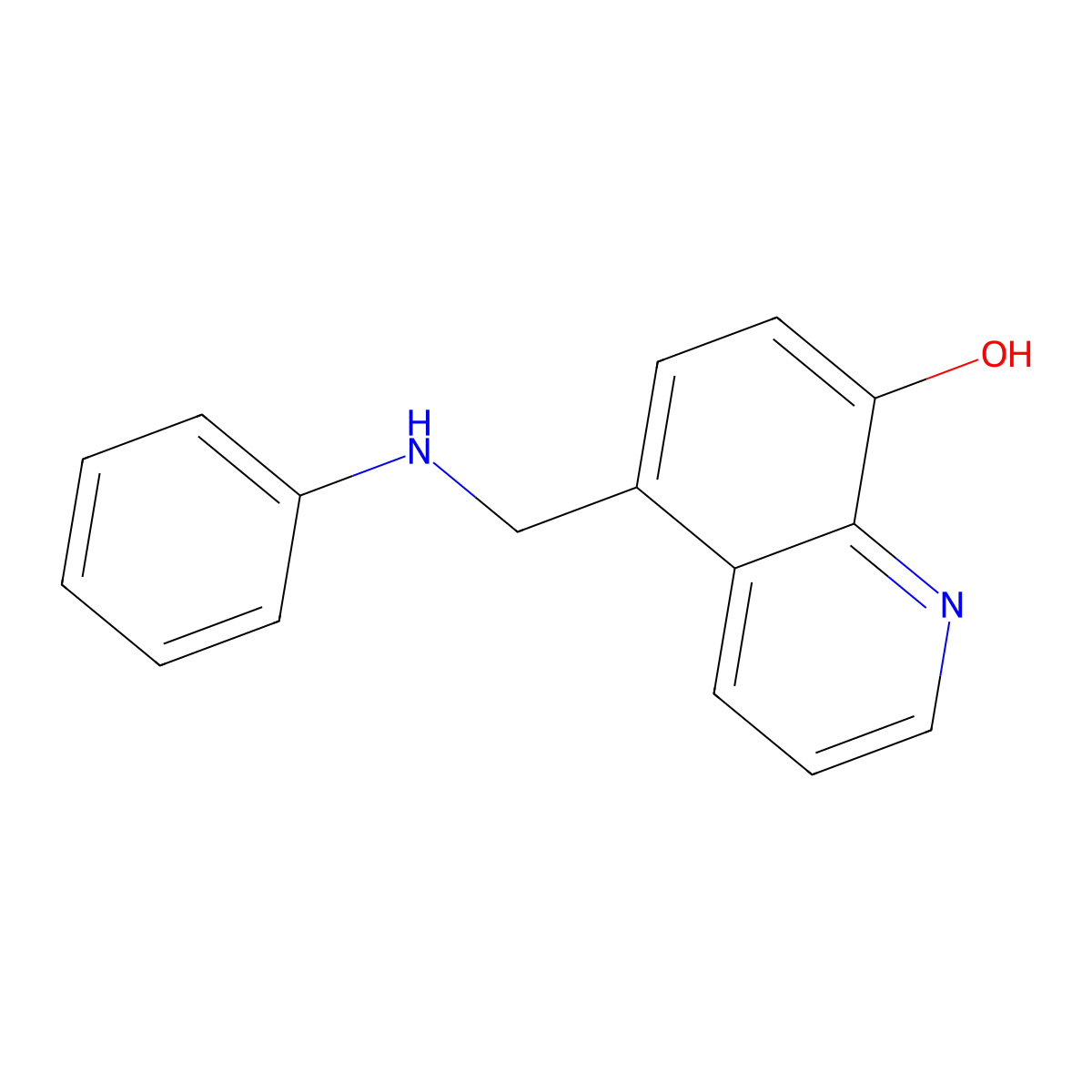5-(Anilinomethyl)quinolin-8-ol molecular structure, CAS 66279-76-3
