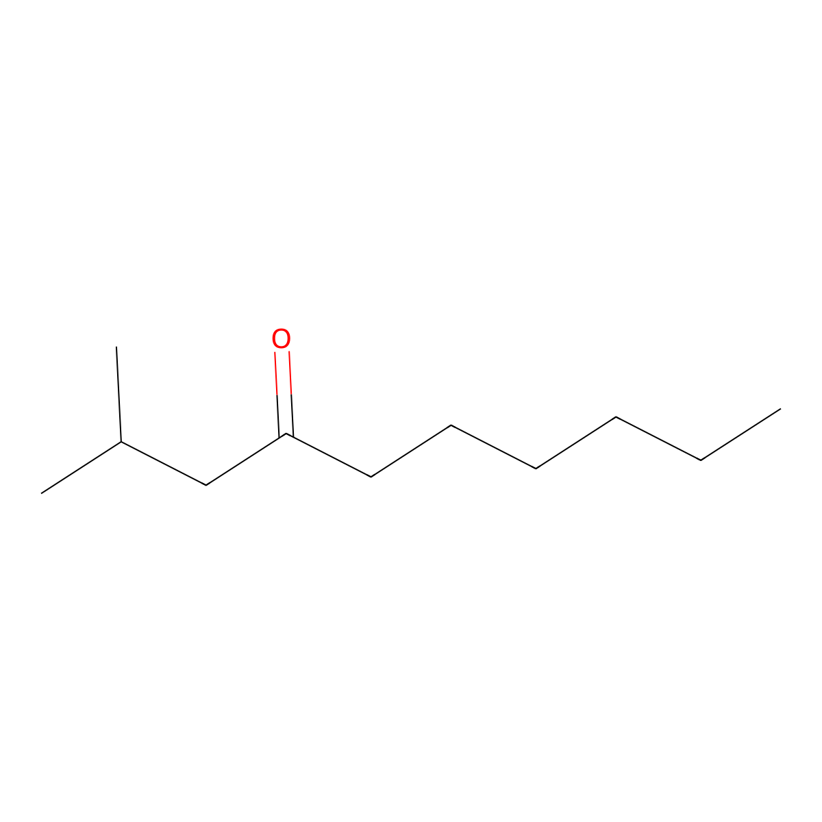 2-Methyl-4-decanone molecular structure, CAS 6628-25-7