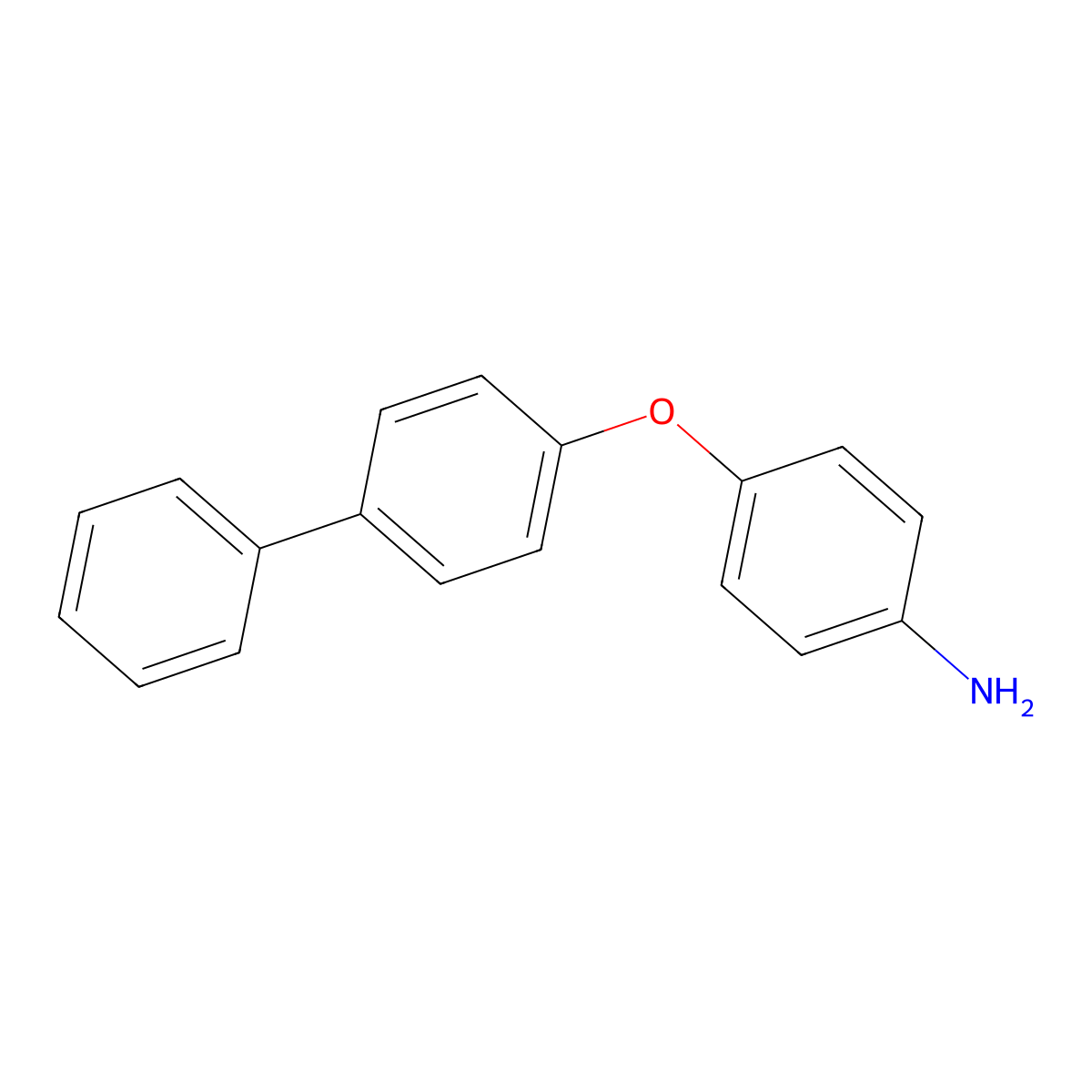 4-(4-Phenylphenoxy)aniline molecular structure, CAS 6628-69-9